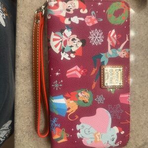 Dooney & Bourke Disney Character holiday wristlet